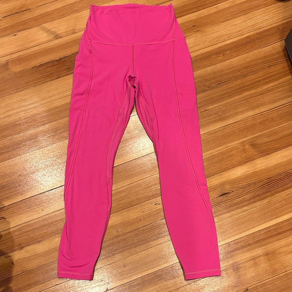 Lululemon hot pink leggings size 4